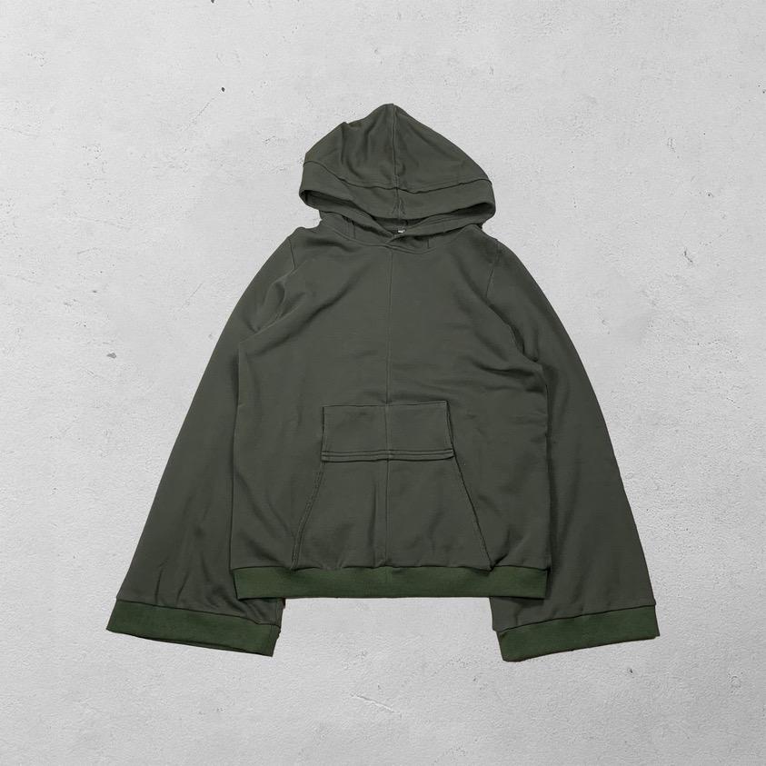 Military Green Wide Arm Wizard Hoodie